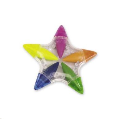 Marker, 5 boja, oblik zvijezde