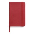 Rokovnik A5 s gumicom i linijama, 192 stranica,crveni