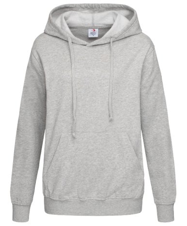 Pulover, DR, ženski, 280gr, grey heather, XL