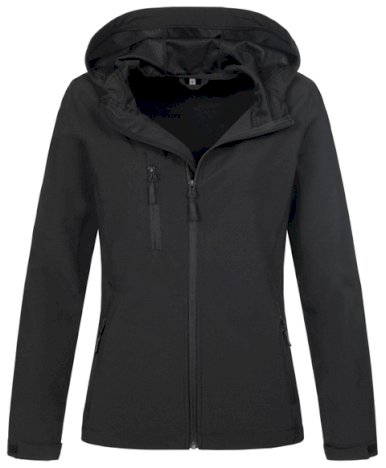 Jakna Active Softest Shell Hooded, ženska, crna, L, POKLON UZ NARUDŽBU - NIJE NA PRODAJU!