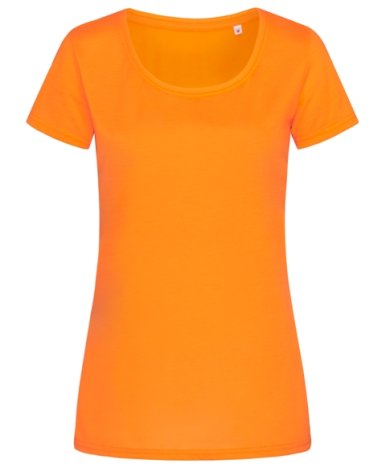 Majica, ženska, KR, Active Cotton Touch, 160gr, cyber orange, M