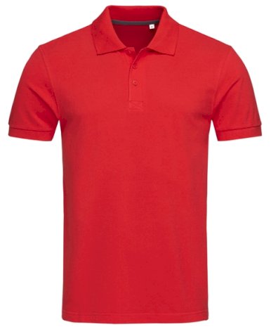 Majica, KR, Stedman, LUX POLO, 180gr, crimson red, S