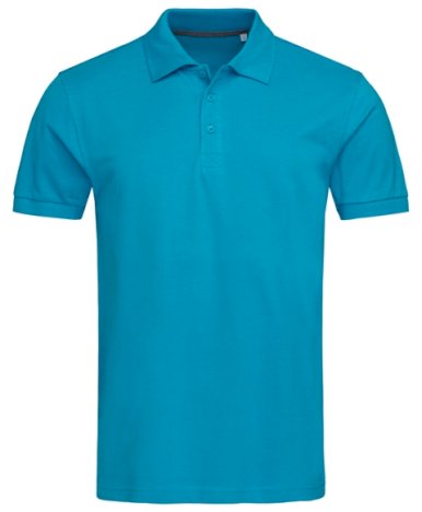 Majica, KR, Stedman, LUX POLO,180 gr, hawaii blue, S