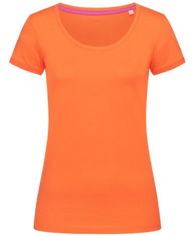 Majica, KR, Stedman Crew Neck Women Megan, 145gr, pumpkin, XL