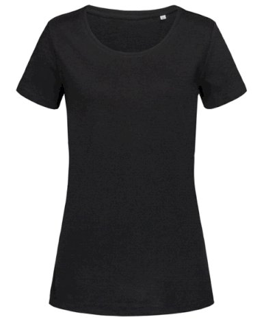 Majica, KR, Crew Neck, SHARON,ženska, 140gr, black opal, XL