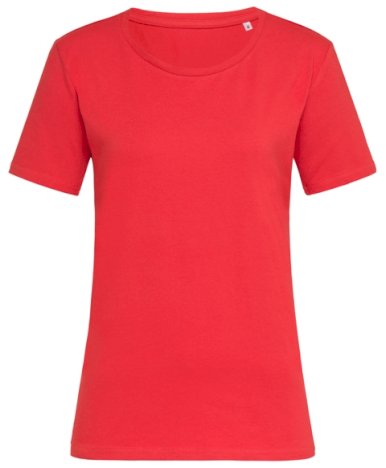 Majica, KR, Stedman Relax Ž, crew neck, 170gr, 95% pamuk, 5% elastin, scarlet red, L