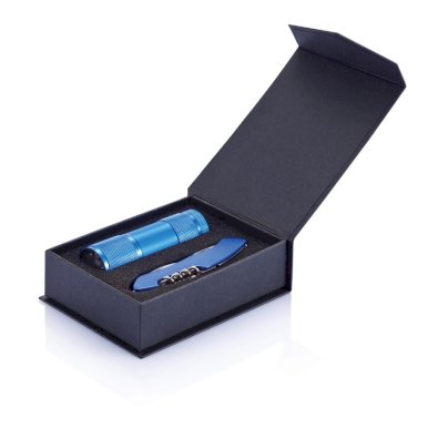 Set, nož i svjetiljka, plavi, POKLON UZ NARUDŽBU - NIJE NA PRODAJU!