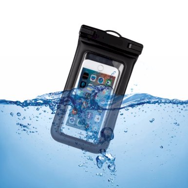 Etui za mobitel, vodonepropusni, crni