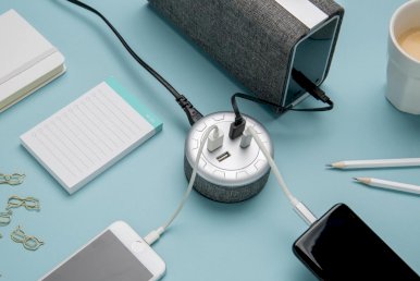 Punjač, Vogue, 5W, sivi