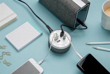 Punjač, Vogue, 5W, sivi