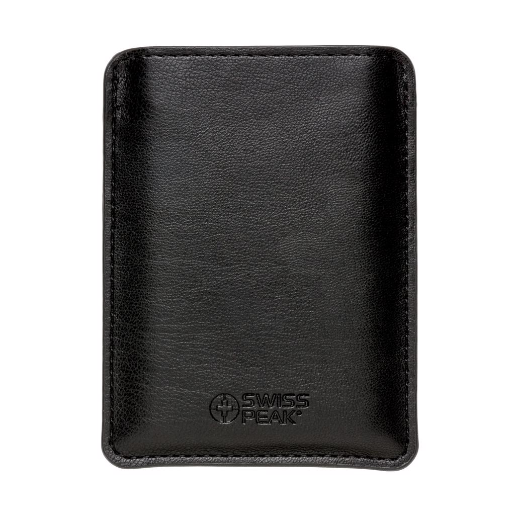 Powerbank, novčanik, Swiss Peak, crni, 2200 mAh, POKLON UZ NARUDŽBU - NIJE NA PRODAJU!