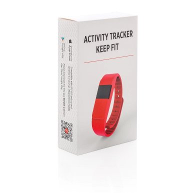 Narukivca Fit, Activity-tracker, crvena