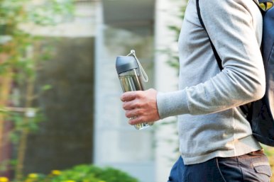 Boca za vodu, siva 450ml POKLON UZ NARUDŽBU - NIJE NA PRODAJU!