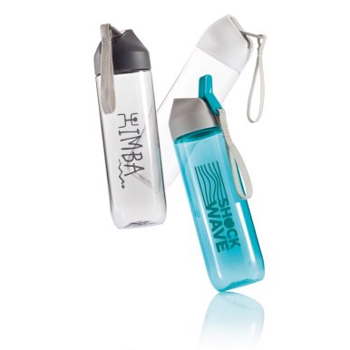 Boca za vodu, bijelo- siva 450ml POKLON UZ NARUDŽBU - NIJE NA PRODAJU!