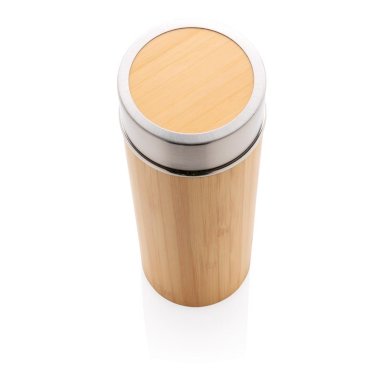 Termos boca, leak proof, bamboo, 320ml.