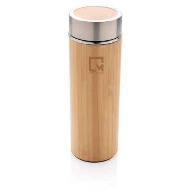 Termos boca, leak proof, bamboo, 320ml.