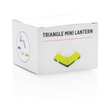 Lanterna, oblik trokuta, žuta