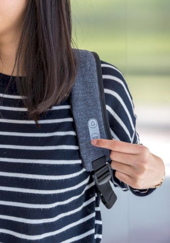 Ruksak Cathy, s alarmom, crni