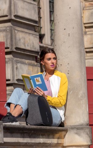 Ruksak Cathy, s alarmom, crni