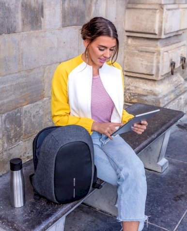 Ruksak Cathy, s alarmom, crni