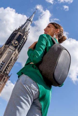 Ruksak Cathy, s alarmom, crni