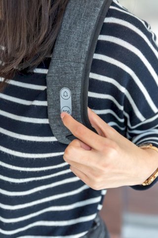 Ruksak Cathy, s alarmom, plavi