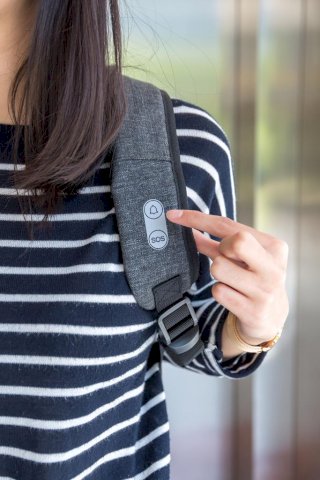 Ruksak Cathy, s alarmom, plavi