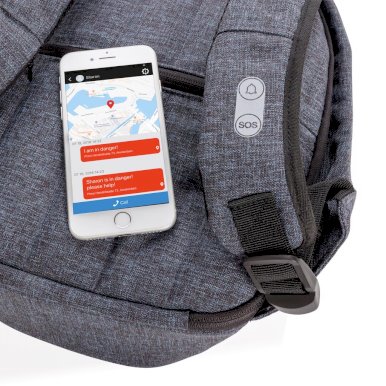 Ruksak Cathy, s alarmom, plavi