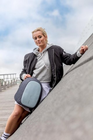 Ruksak Cathy, s alarmom, plavi