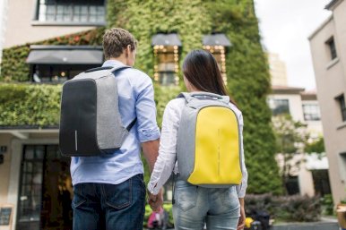 Ruksak Bobby s pretincem za laptop, zaštita protiv krađe, sivi