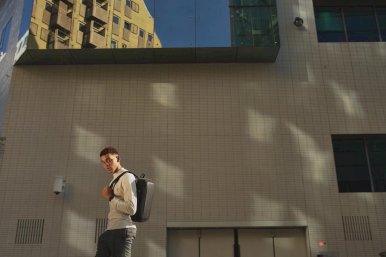 Ruksak Bobby Bizz, s pretincem za laptop , zaštita protiv krađe, crni