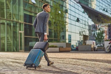 Ruksak Bobby Bizz, s pretincem za laptop , zaštita protiv krađe, crni