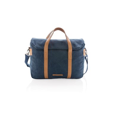 Torba, za laptop, canvas, plava