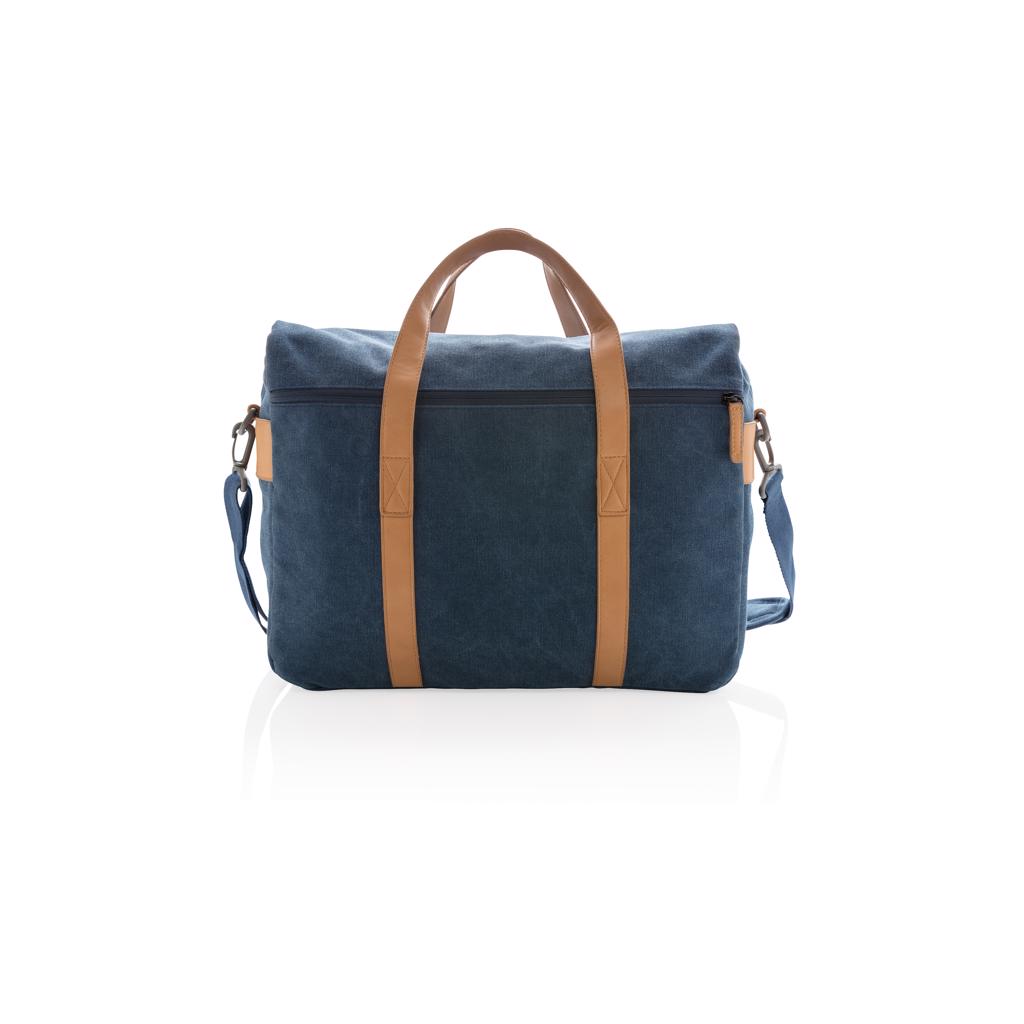 Torba, za laptop, canvas, plava