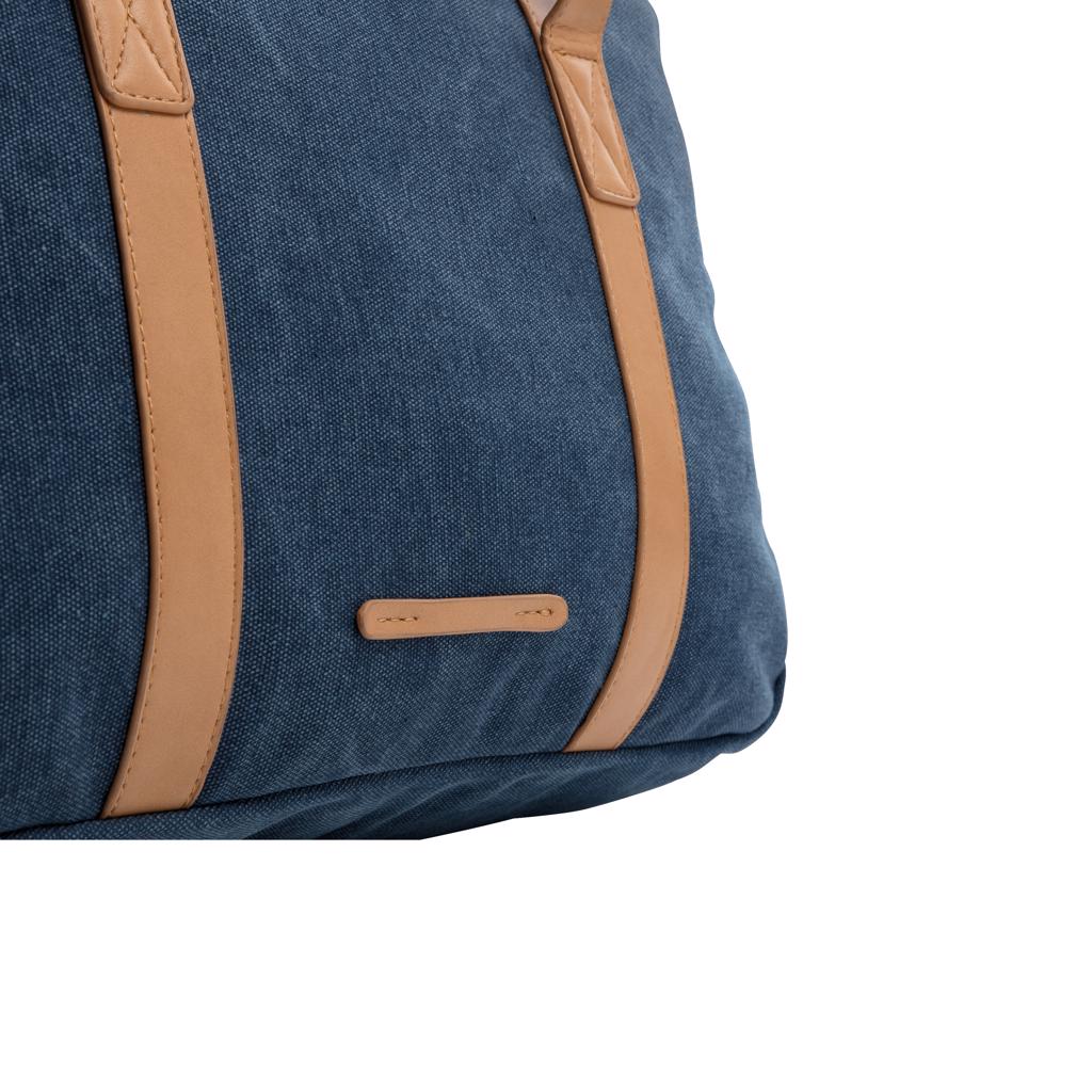 Torba, za laptop, canvas, plava