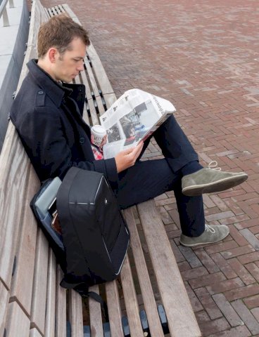 Ruksak za laptop, 15,6", Swiss Peak, crni