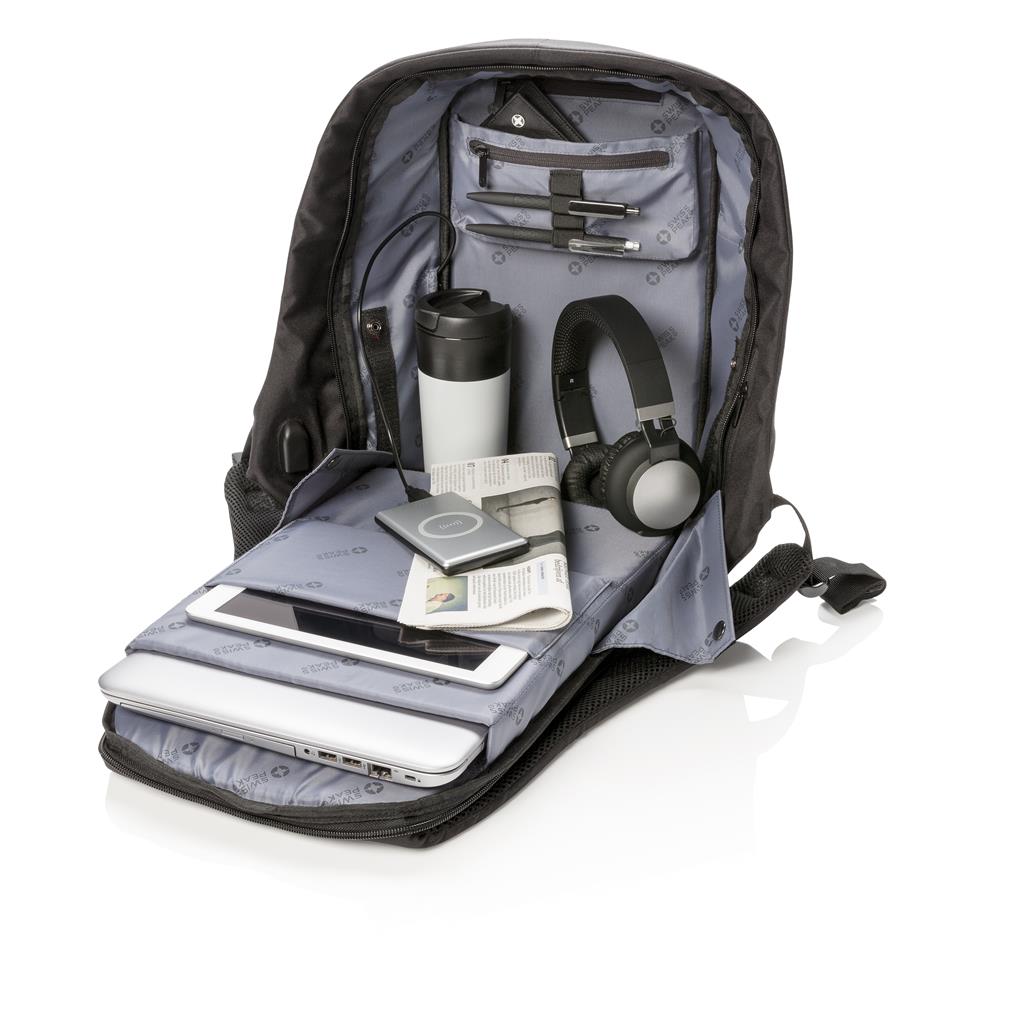 Ruksak za laptop, 15,6", Swiss Peak, crni