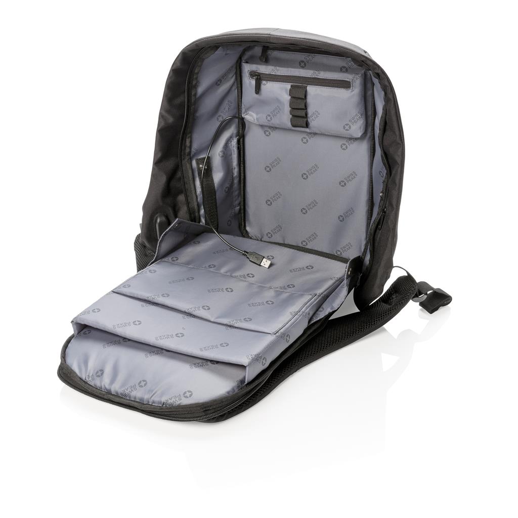 Ruksak za laptop, 15,6", Swiss Peak, crni