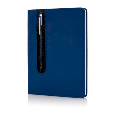 Notes A5, Deluxe 80 str s linijama,touch olovka, crveni