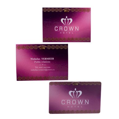 Držač kartica, RFID zaštita podatka, plastični, bijeli