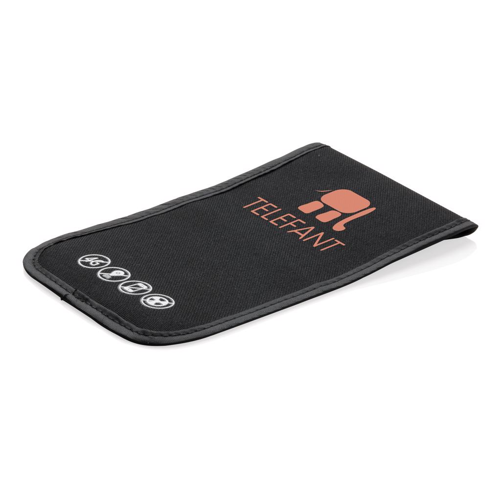 Etui za mobitel, blokira signal i zračenje, crni