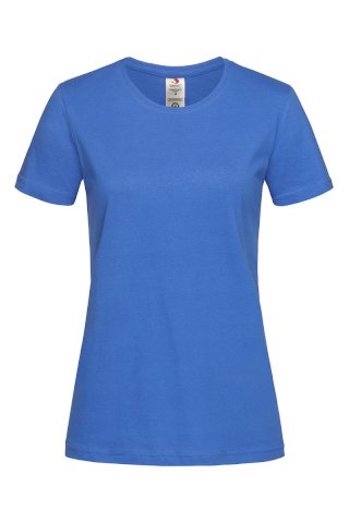 Majica, KR, Organic ženska 145gr, bright royal, S