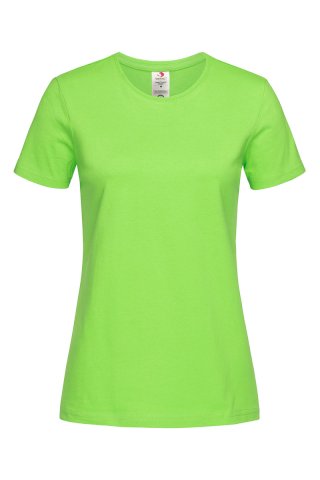 Majica, KR, Organic ženska 145gr, kiwi, M