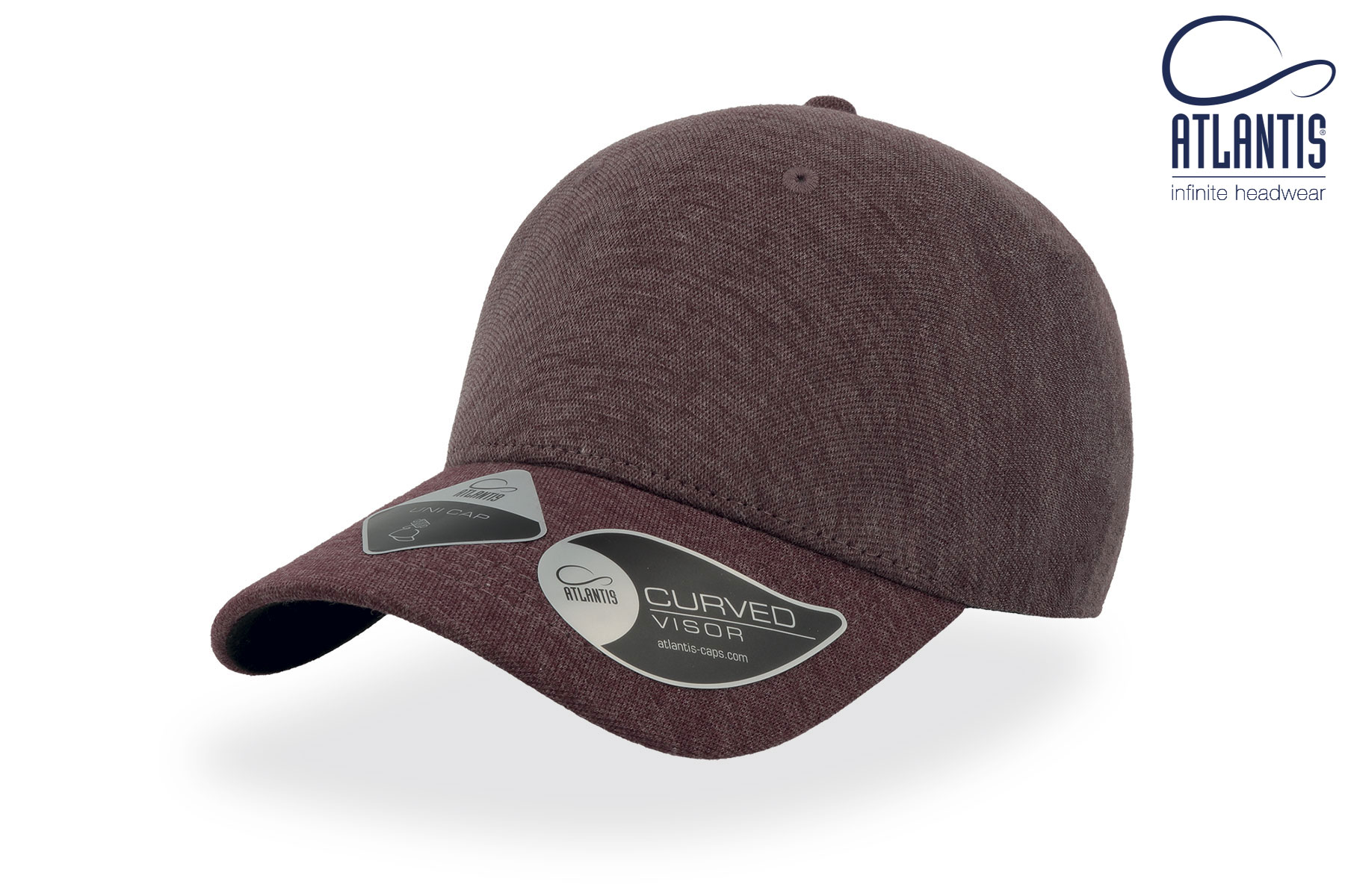 Kapa, Uni-cap piquet, bordo, L/XL