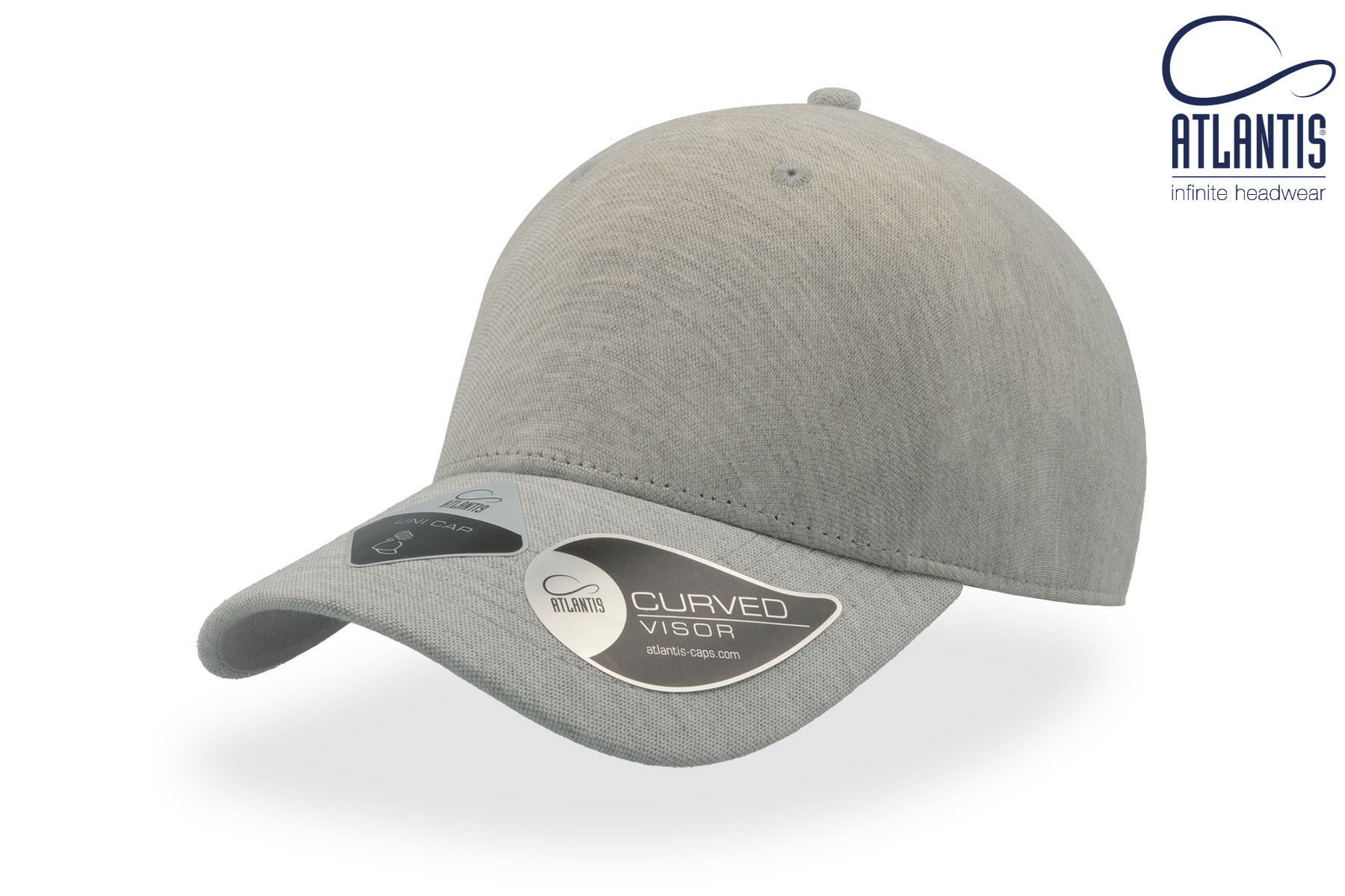 Kapa, Uni-cap piquet, siva, L/XL