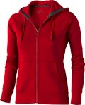 Majica, DR, ARORA hooded sweat, cif kopčanje,crvena, ženska, XL