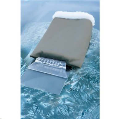 Strugalica za led s rukavicom, plava