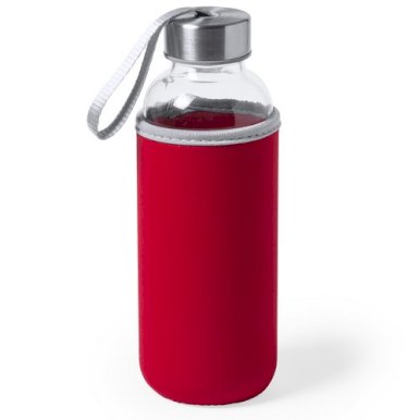 Boca za vodu Dokath, staklena u neopren vrećici, 420ml