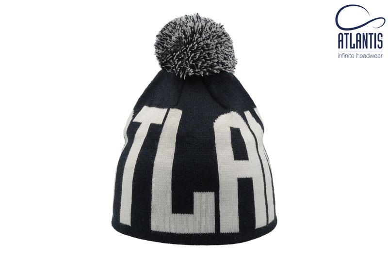 Kapa pletena, custom made, s utkanim logom 