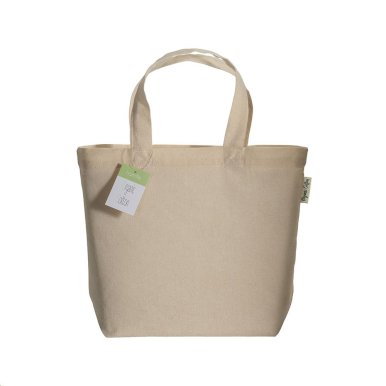 Torba za kupovinu,32x24x10 cm kratke ručke, organski pamuk, 120 gr, natur